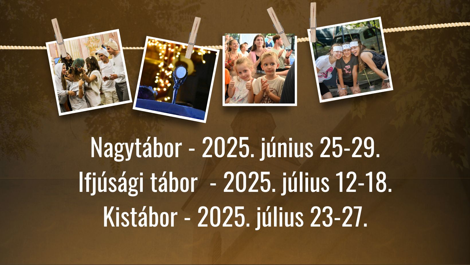 Tápiós táborok időpontjai 2025-ben