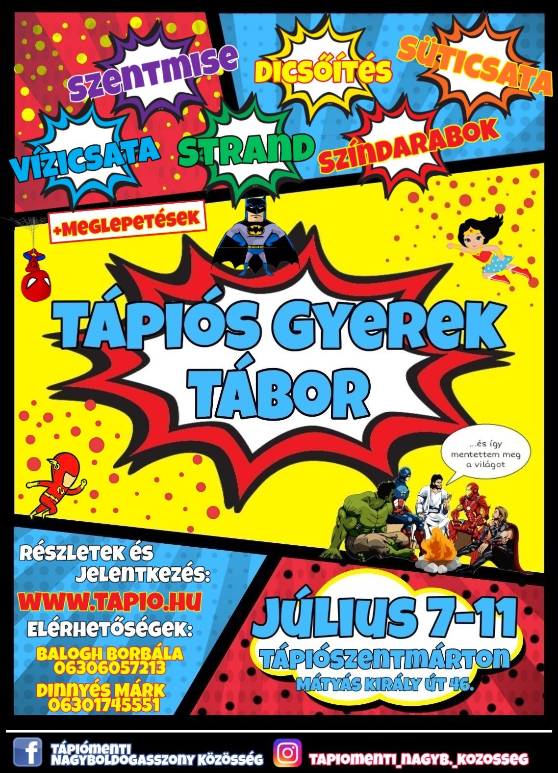 Gyerektábor - tájékoztató