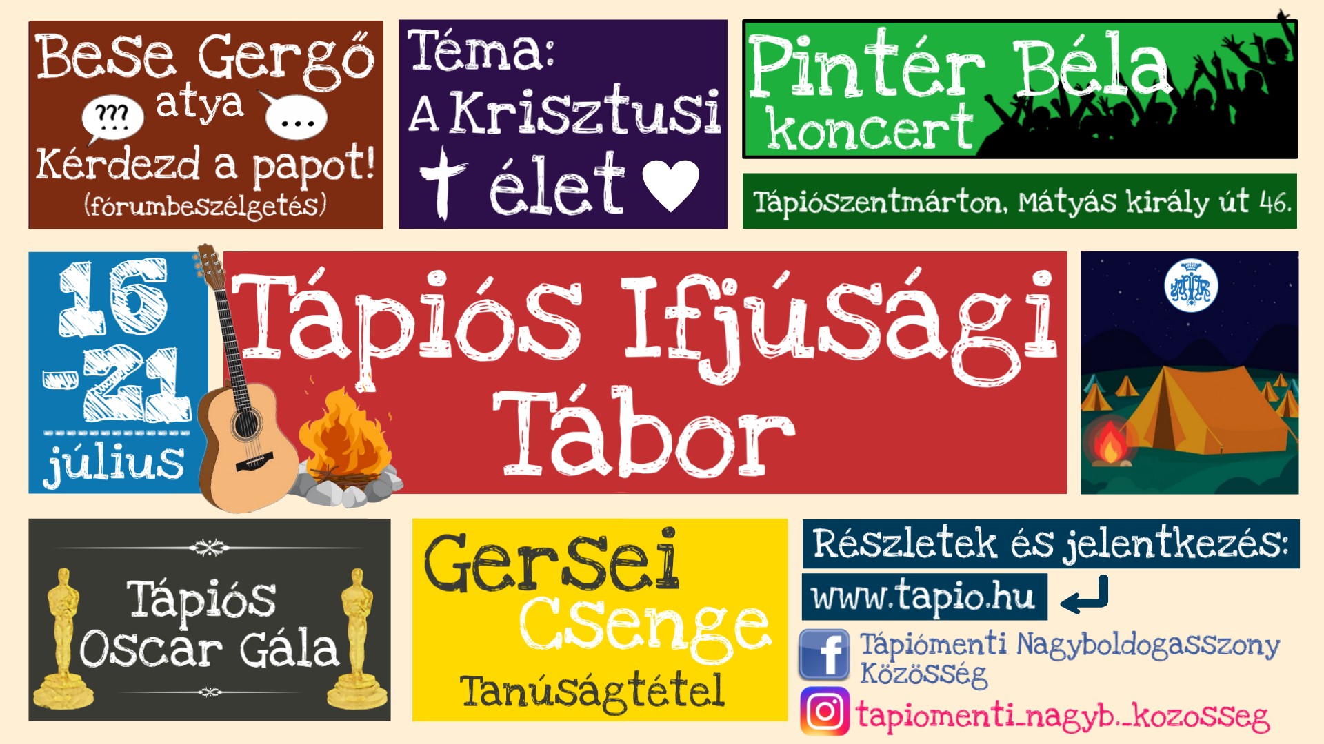 2019-ben is vár az ifjúsági tábor!